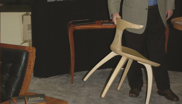 Live at #NeoConEast: Thos. Moser Brings us the Meridian Chair