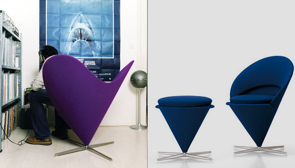 Be My Valentine: I Heart Panton’s Heart Cone Chair