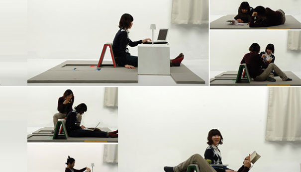 Shin Yamashita’s Land Peel Fuses Furniture and Floor