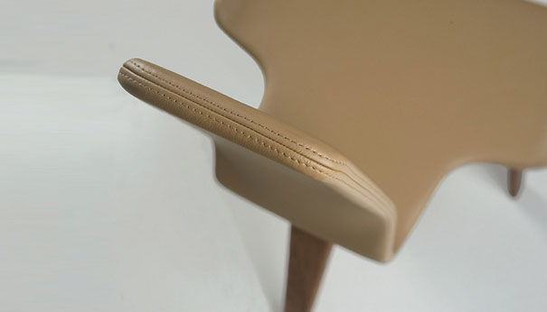 Upholstered Tapas Chair by Matthew Hilton for De La Espada Shows in Milan