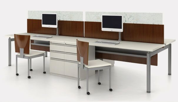 Versatile Style: Elements Desking System by Agati
