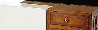 Maak Duo Cabinet Joins Modern and Antique