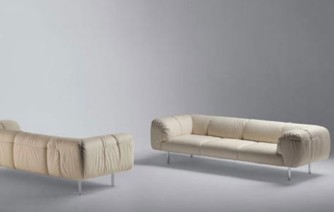 Bebop Sofa by Cini Boeri for Poltrona Frau
