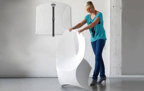 The Flux Chair by Douwe Jacobs and Tom Schouten
