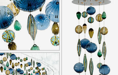 An ICFF Preview: Tracy Glover’s Jewel Box System of Handblown Glass Pendants