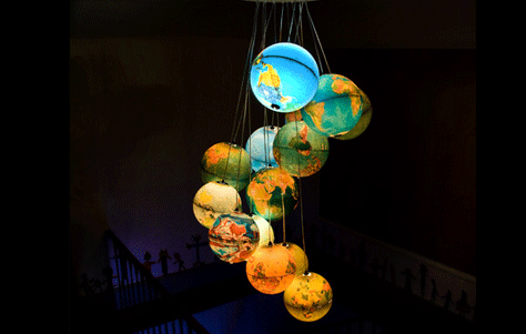 A Global Chandelier by Benoit Vieubled