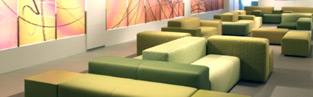 At NeoCon 2011: Moss Seating System by Keilhauer