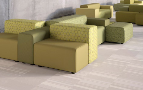 At NeoCon 2011: Moss Seating System by Keilhauer