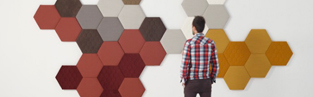 Hexagonal Tea Panels by J.M. Ferrero for Sancal