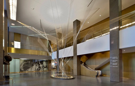 Antonio Di Oronzo of bluarch architecture Lights up the Lobby at 200 Park Ave.