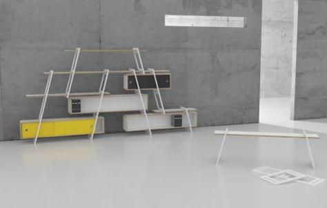 A Clever New Shelving System by DLF Product Design and Daniele Luciano Ferrazzano