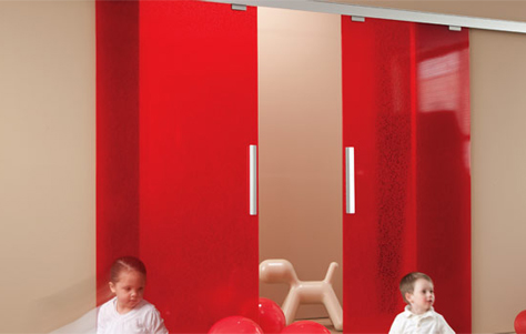 A New Material Gets a Newer Use: 3Form’s Varia Ecoresin Sliding Doors