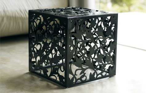 Praising Laser-Cut Design: Foley Cube Bench by Modloft