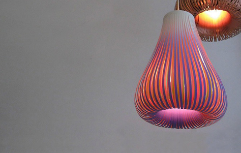 Paula’s Paper Process Lamps by Paula Arntzen