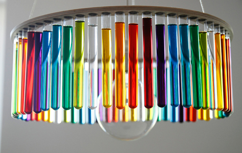 Test Tube Glam: The Maria Chandelier by Gang Design