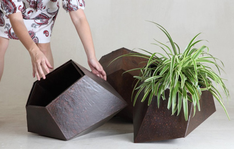 The Boulders Collection of Planters by Jinggoy Buensuceso