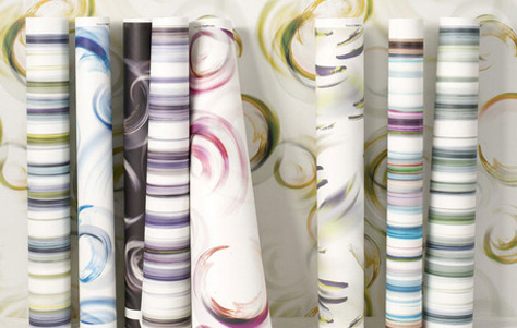 Dynamic Study of Color and Movement: Vivid Wallpaper Collection by Trove for Knoll Textiles