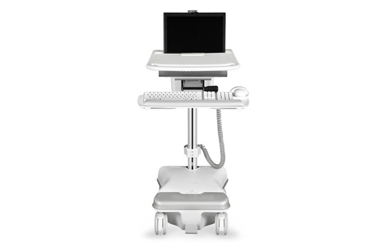 WOW: T5 Point-of-Care Technology Cart by Humanscale Healthcare.