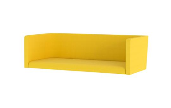 Bivi Rumble seat by Turnstone, sofa, seating, upholstery, yellow,