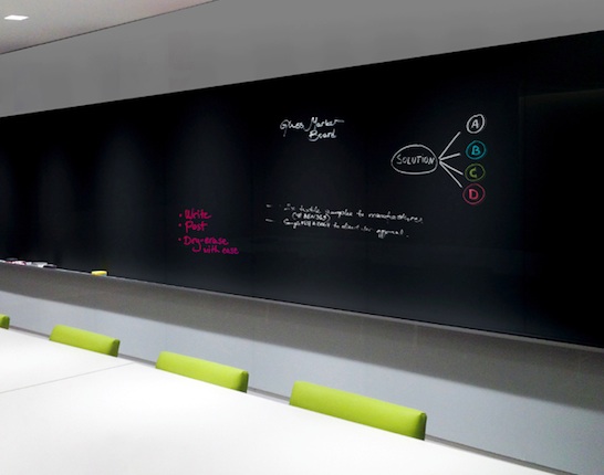 Color Glass Marker Boards by Bendheim