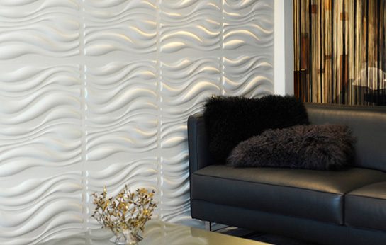 So Sweet: Eco-Friendly New Waves Wall Panels by WallArt
