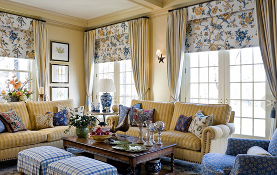 Gorgeous Customized Window Treatments by Robin Feuer and The Ruffled Window