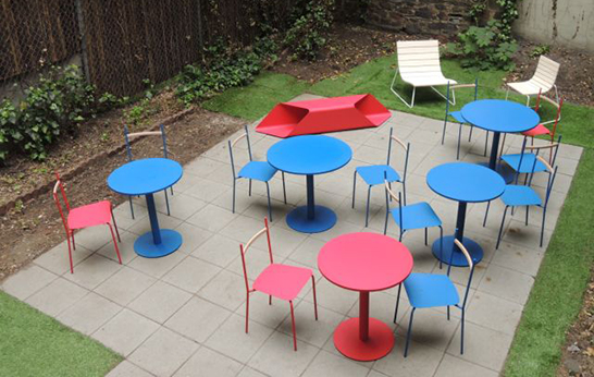 Intro NY, ICFF 2013, Council Design, American Design, Chad Wright, Twig, outdoor, table, chairs,