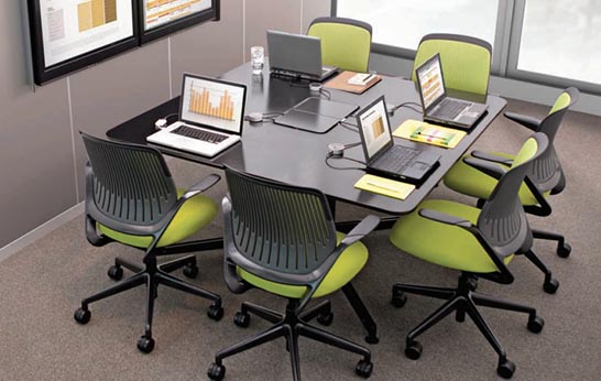 conference room furniture, tables, contract, office, Steelcase, media:scape