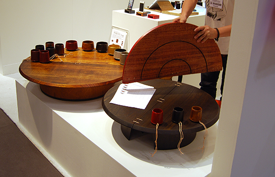 NY NOW 2013, Nodate Chabu table_Japanese design_wood_plywood_lightweight, foldable
