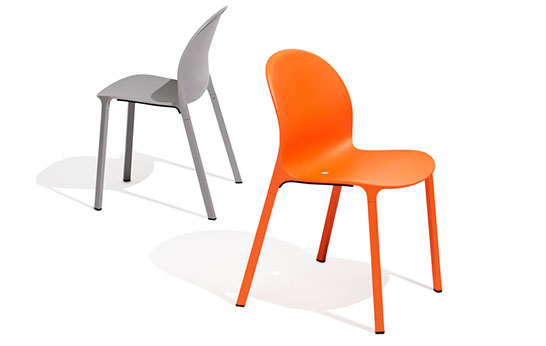 chair, dining chair, outdoor chair, seating, indoor chair, aluminum chair, Knoll, Jonathan Olivares, Olivares Aluminum Chair,