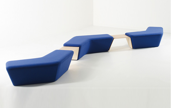 Davis Furniture, Q5, seating, tables, sofa system, seating and table system, NeoCon 2013,
