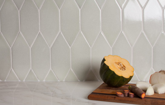 Fireclay Tile, recycled materials, recycled content, Wave, Picket, walls, ceramic, California,