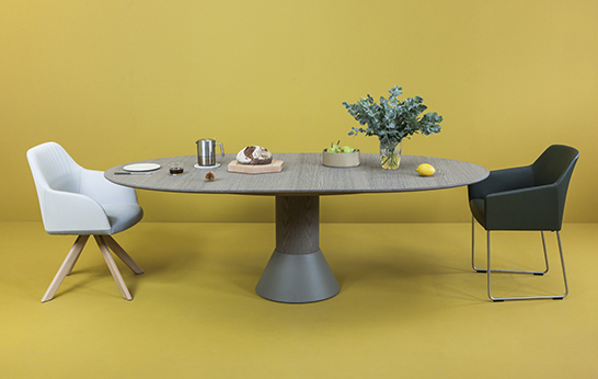 table, dining table, conference table, Arco, Balance table, Balance 25, Raw Color,