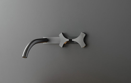 bathroom fittings, wall mounted, surface mounted, faucet, ZIQQ, CEADESIGN, stainless steel, BLack Diamond, protective coating, Italian design,