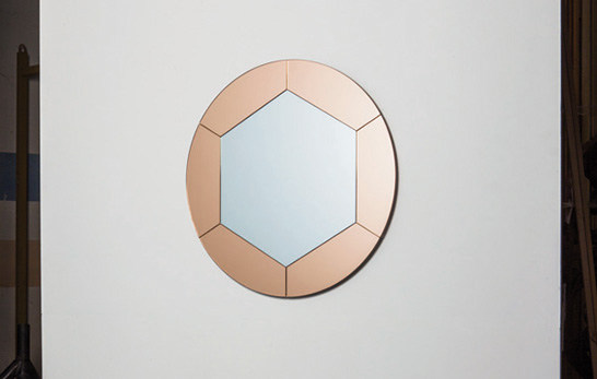 mirrors, looking glass, colored glass, geometric pattern, trend, decoration,