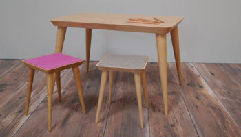 Kids Felt Table and Stool Set by Barnby & Day