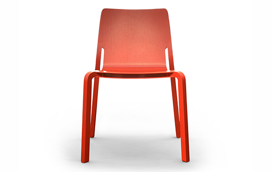 Oliver Schick, Layer chair, Mitab, chair, education, stacking chair, classroom chair, side chair, plywood, CNC milling, contract, office,