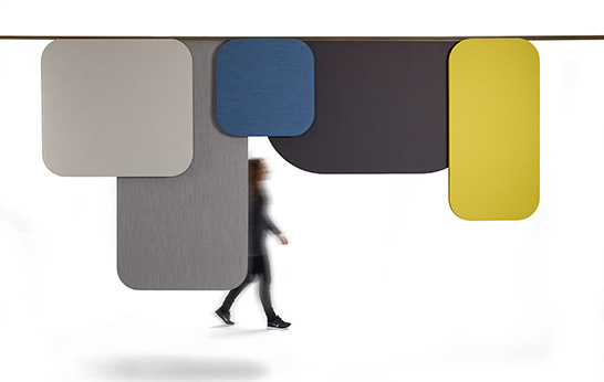 green, sustainable, Luca Nichetto, Offecct, Offecct Lab, acoustic panels, sound absorbing panel, modular, flexible, 2014, Notes,
