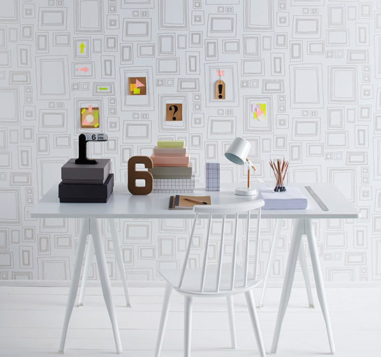 Graham & Brown Introduces New Frames Wallpaper by Taylor & Wood