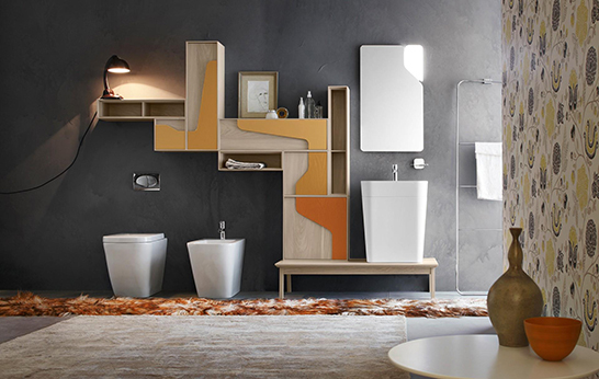 The Free Bathroom Furniture Collection by Cerasa