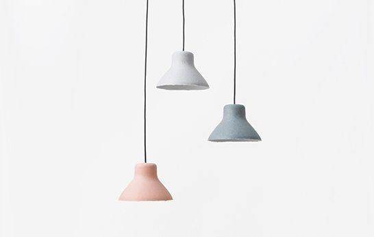 Bi-Color Washi Lamp by Nendo