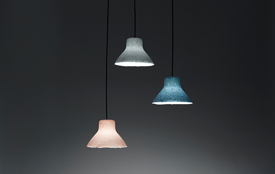 Bi-Color Washi Lamp by Nendo