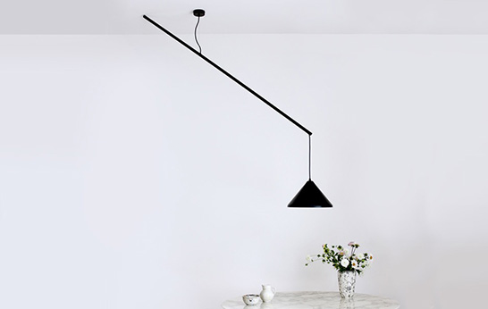 Umleiter Suspension Lamp, Veronika Gombert, directional lamp, adjustable, lighting German design,