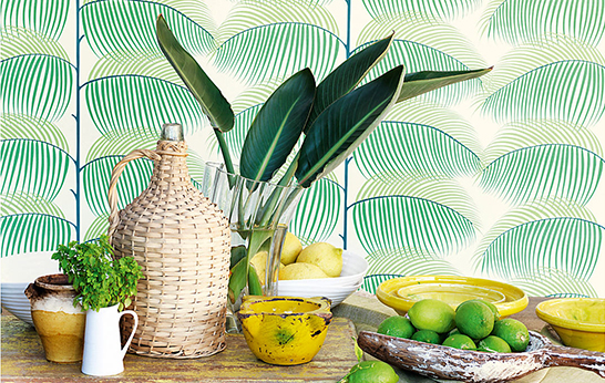 wallpaper, fabrics, upholstery, surfaces, fabrics, foliage, tropical, botanical, green,