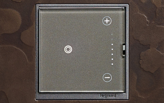 Handcrafted Metal Plates by Legrand and Hubbardton Forge