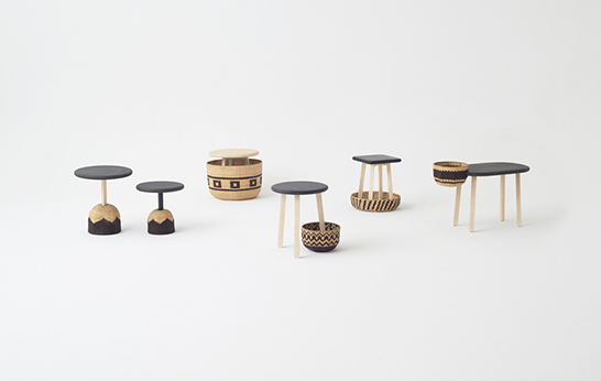 bamboo, Nendo, Industry+, Tokyo Tribal, Maison & Objet Asia, 2015, ffurniture, chair, stool, table, shelves,