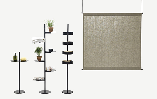 Thomas Schnur, shelving, table, furniture, Salone del Mobile 2015, Milan, multifunctional,