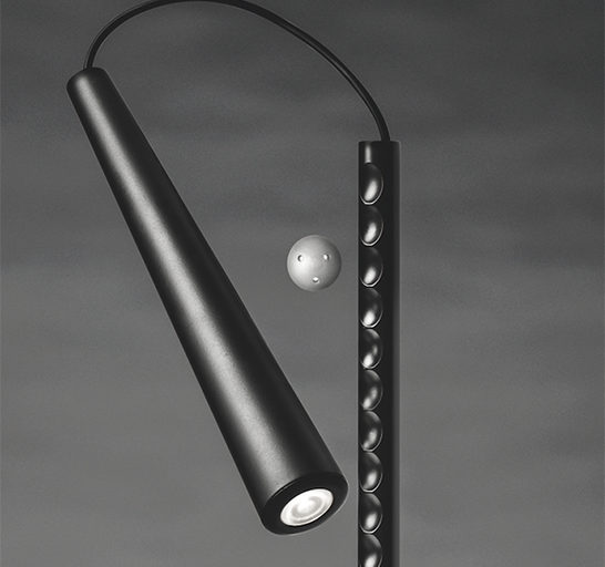 The Angle Of Giulio Lacchetti’s New Lamp For Foscarini Is Held In Place By Magnets