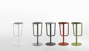 A Single Steel Tube Forms The Seat And Footrest Of Mario Ferrarini's Otto Stool For Crassevig