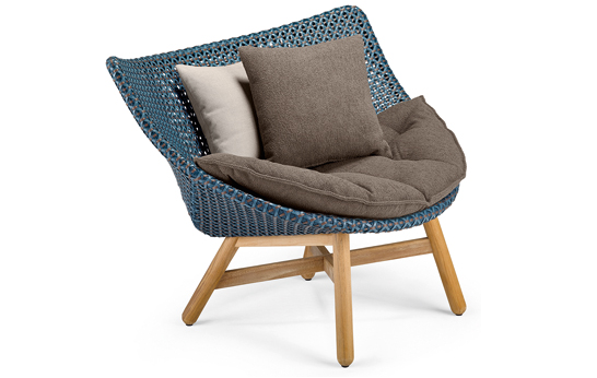 seating, armchair, rocker, footstool, triaxial weave, Sebastian Herkner, Dedon,